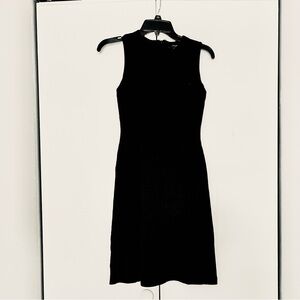 Elegant Charcoal Grey Sleeveless Dress